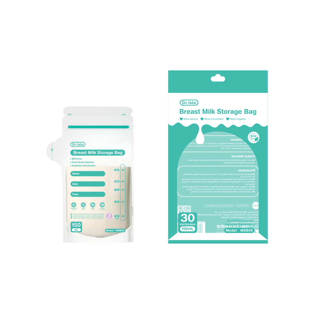 Dr.isla Breastmilk Storage Bag Double Lock 150ml: Ciri dan Panduan Semakan