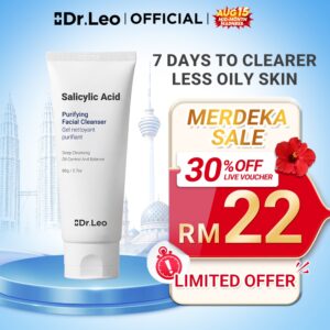 Pencuci Muka Dr.leo Salicylic Acid untuk Kawalan Minyak dan Kulit Berjerawat