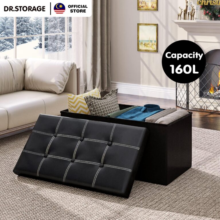 DR.STORAGE 110L/160L Large Capacity Storage Bench Sofa Kerusi Simpan Barang