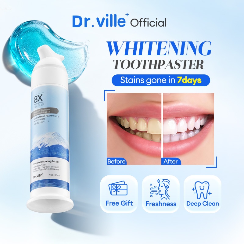 Adakah Dr.ville Whitening Toothpaste Mousse 100ml Berkesan untuk Anda?
