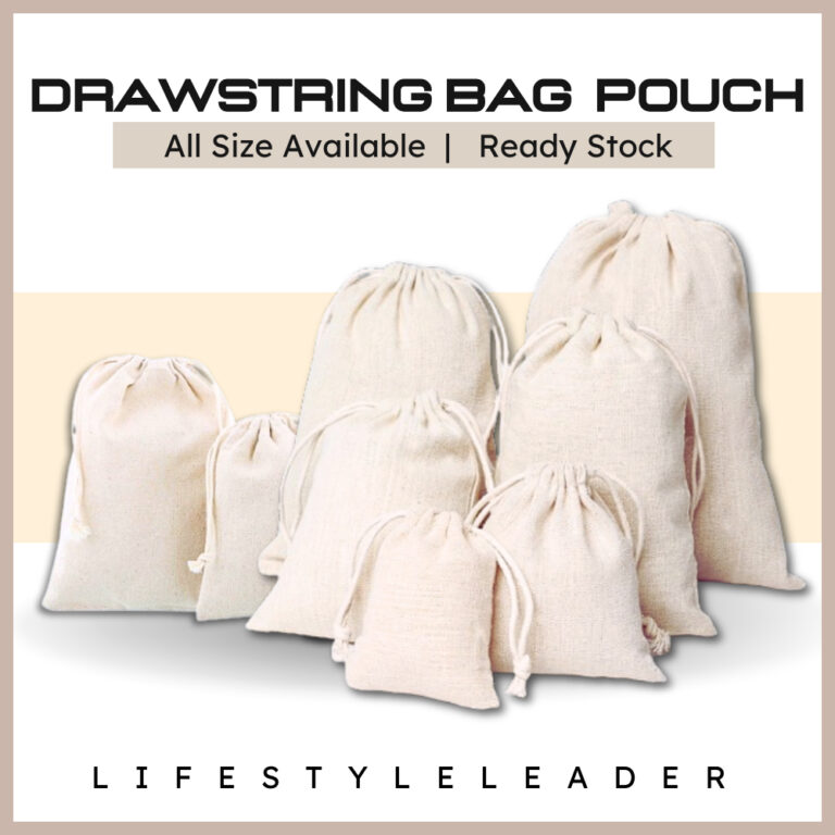 Panduan Memilih Saiz Drawstring Pouch Bag Burlaps Linen Pouch