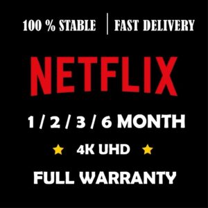 Akaun Netflix 4K ULTRA HD PC/SMART TV