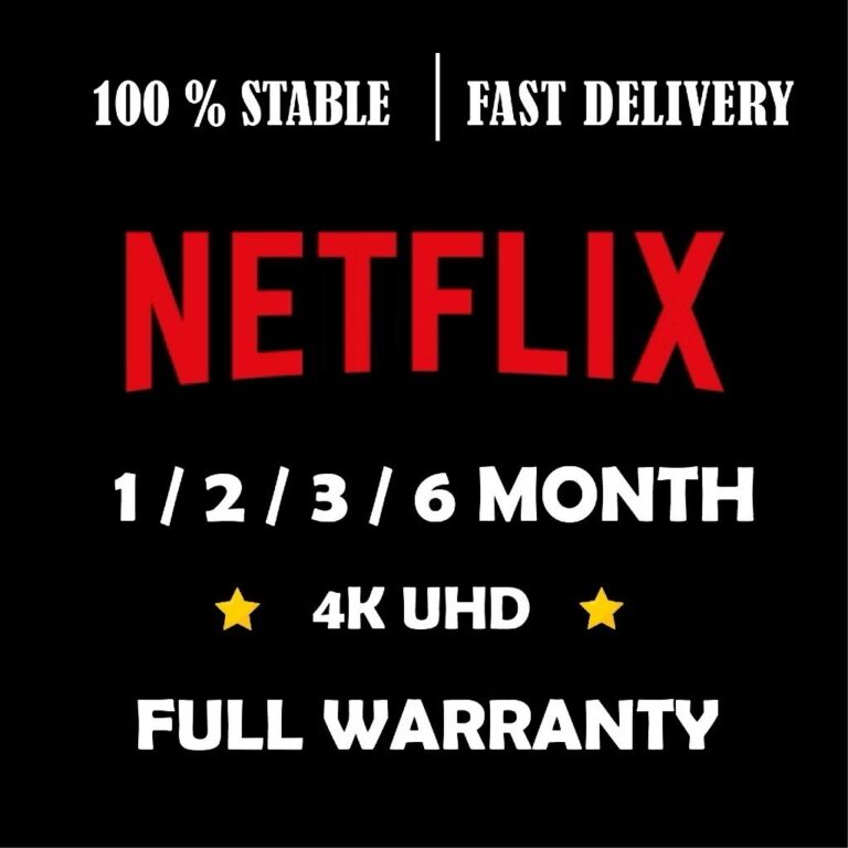 Akaun Netflix 4K ULTRA HD PC/SMART TV