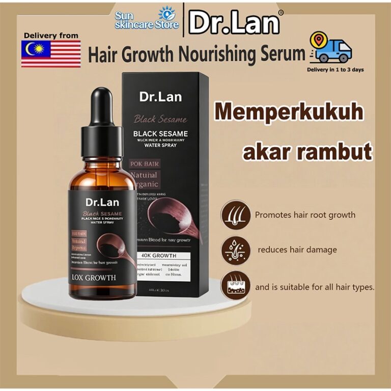 πππ Dr Lan Black Sesame Hair Growth Serum: Adakah Serum Ini Bantu Masalah Rambut Nipis?