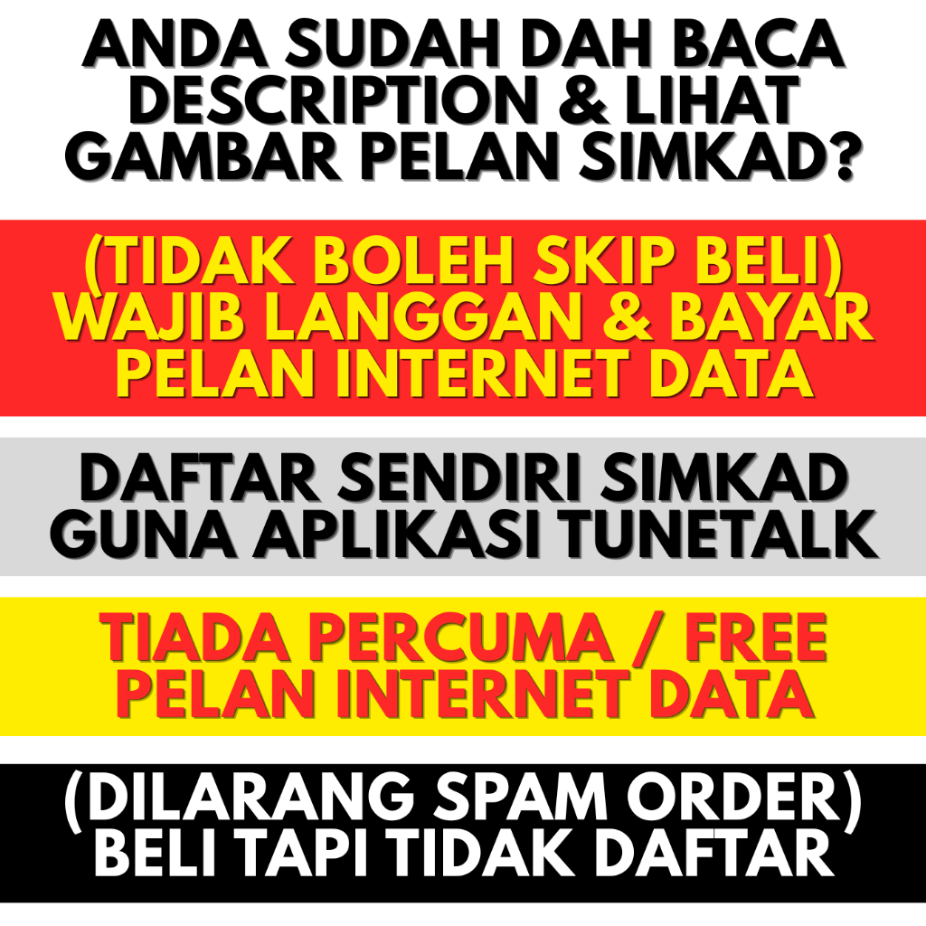 Pilihan Pelan Internet TUNETALK Epik dan Tahunan yang Tersedia