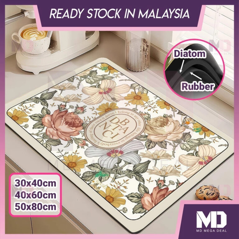 Pelapik Dapur Cepat Kering Diatomite Mega Deal