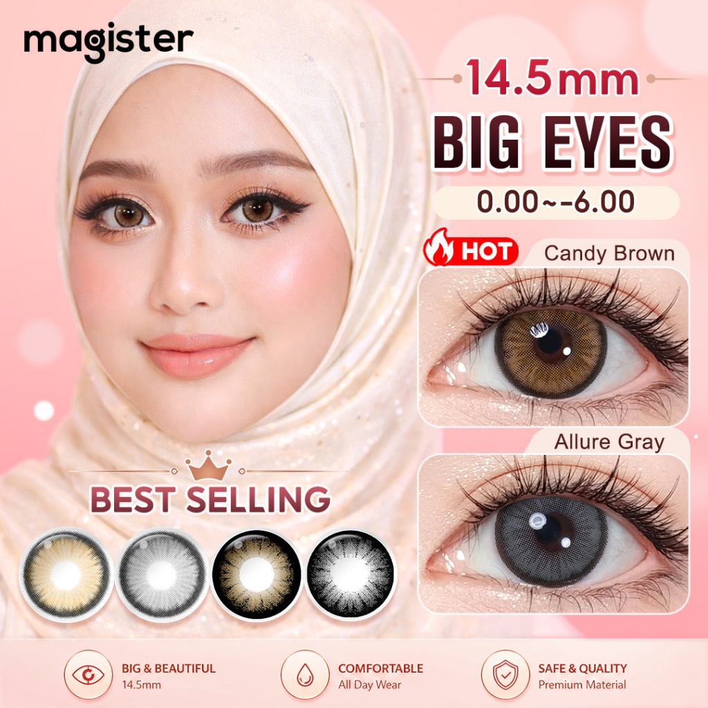 Magister Diamond Candy 14.5mm: Pilihan Kanta Lekap Warna 6 Bulan