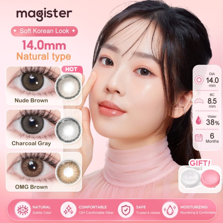 Magister Contact Lens Power Roze 14mm Nude Brown