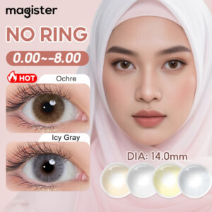 Magister Queen Ochre 14mm: Pilihan Kanta Lekap Brown Gray Tanpa Cincin