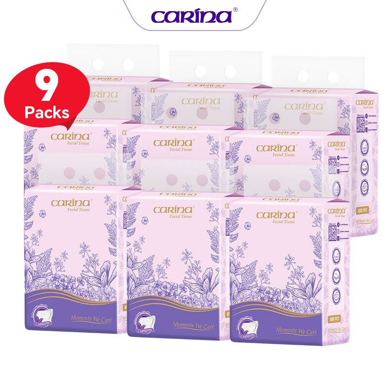 Carina Tisu Gantung Viral 4Ply 200Pulls: Pilihan Tisu Penjagaan Harian Mudah Alih