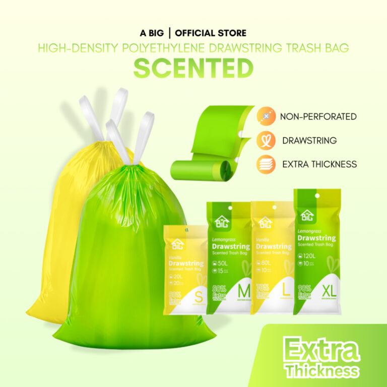 Beg Sampah Bertali ABIG Scented Extra Thickness HDPE