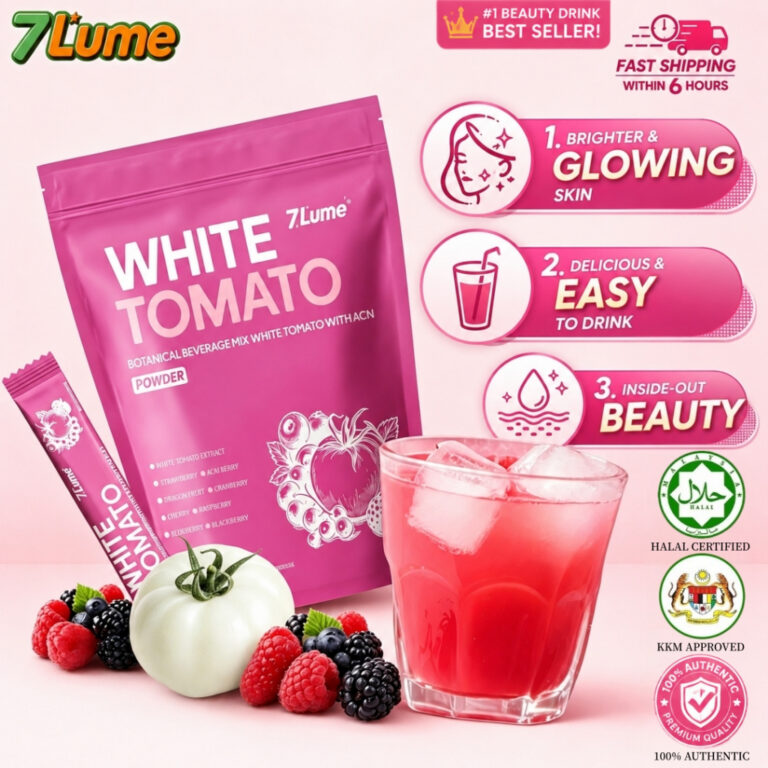 7Lume White Tomato Drink Halal dan Ciri-Ciri Utama