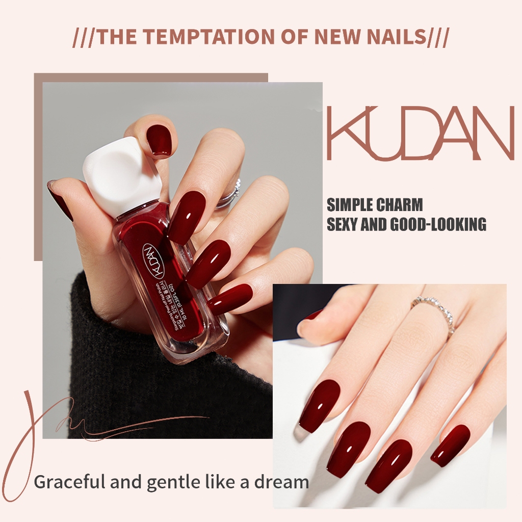KUDAN Nail Polish Peel Off Water-Based No-Bake 10 ML (MZ019)