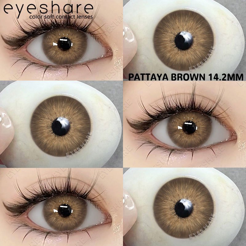 Kanta Lekap Eyeshare PATTAYA 14.2MM: Pilihan Power 0.00 Hingga -6.00 Bergaya Korea