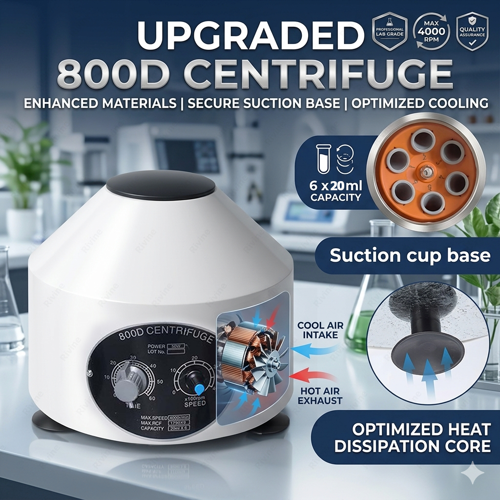 800D Electric Centrifuge 4000RPM: Adakah Mesin Pemisah Ini Sesuai untuk Keperluan Makmal Anda?