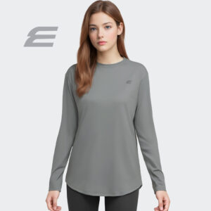 ELGINI E16253 Women’s Quick-Dry Training Shirt: Fabrik, Rekaan dan Panduan Saiz