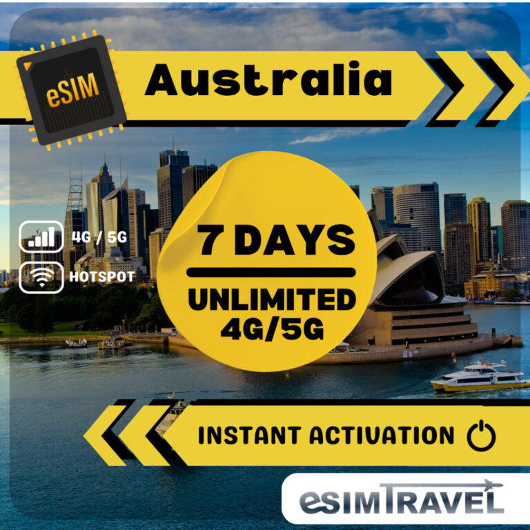 eSIM Australia Unlimited 5G/4G: Semak Keserasian Telefon Sebelum Berlepas