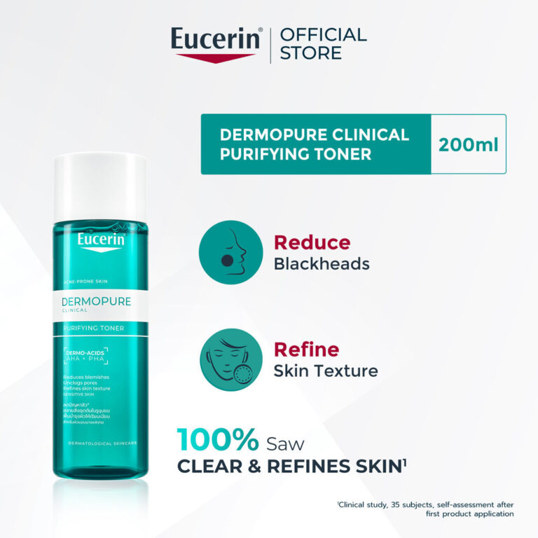 Eucerin Dermopure Clinical Purifying Toner 200ml untuk Kulit Berjerawat