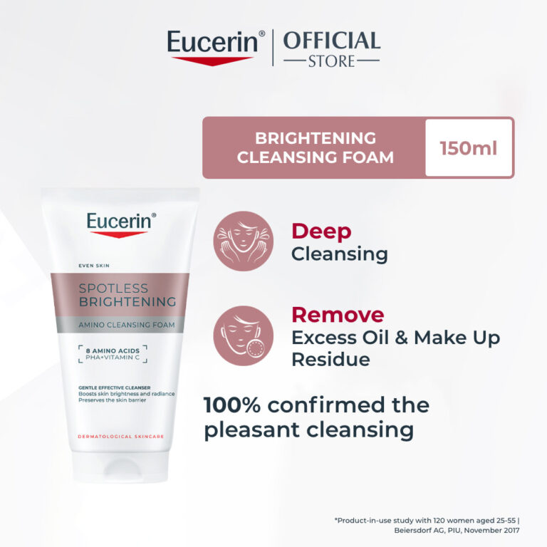 Eucerin Spotless Brightening Cleansing Foam: Adakah Sesuai untuk Kulit Kusam dan Jeragat?