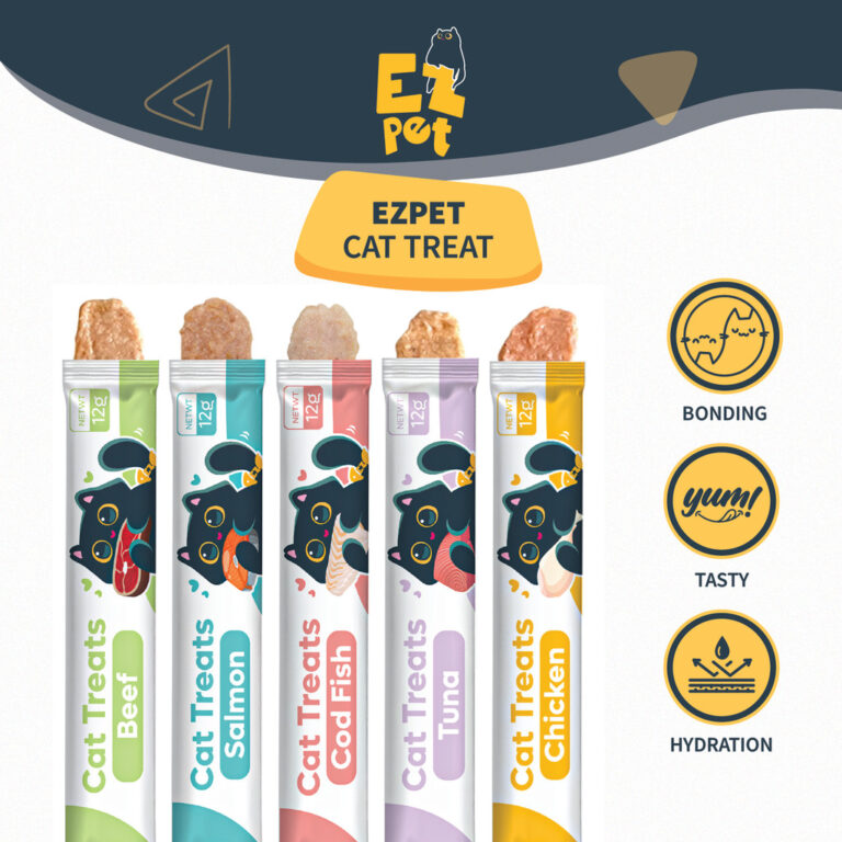 EZPET Vitamin Stick: Pilihan Jajan Snek Kucing