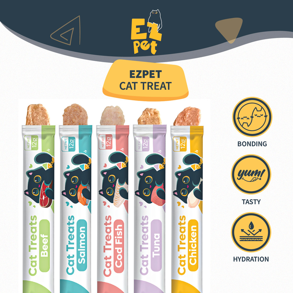 EZPET Vitamin Stick: Pilihan Jajan Snek Kucing