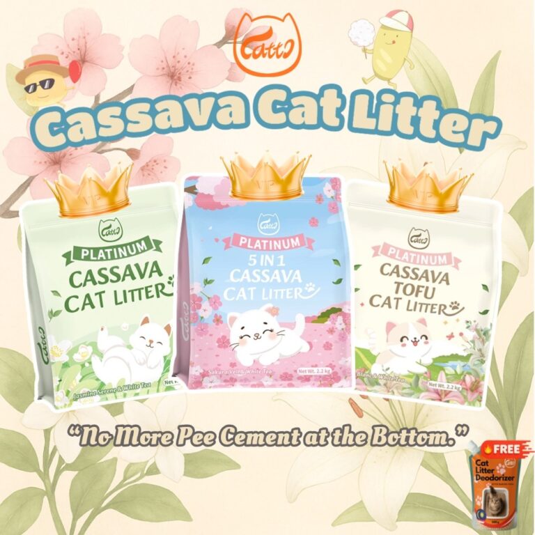 Catto No. 1 Tofu Cassava Cat Litter 2.2kg 1.5mm: Apa yang Perlu Anda Tahu