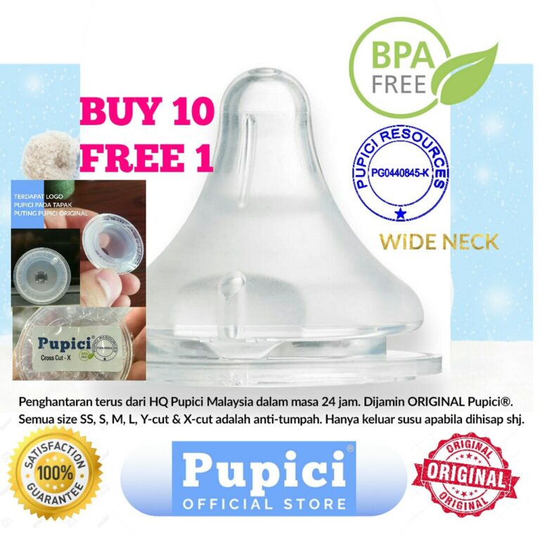 PUTING PUPICI Original ANTI COLIC untuk Botol WIDENECK