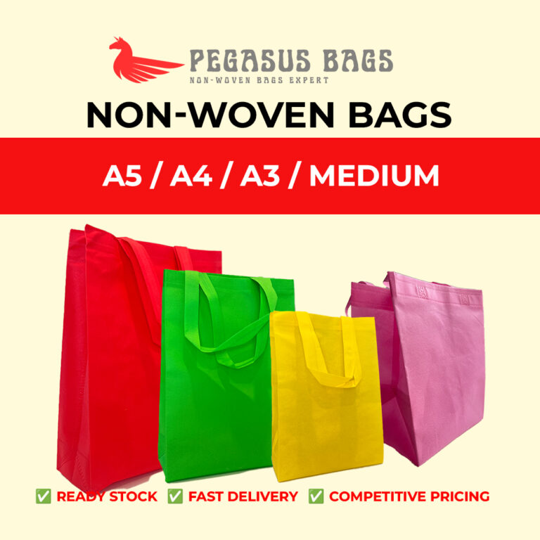 Beg NON WOVEN A5, A4 dan A3: Pilihan Saiz dan Kegunaan untuk DOORGIFT