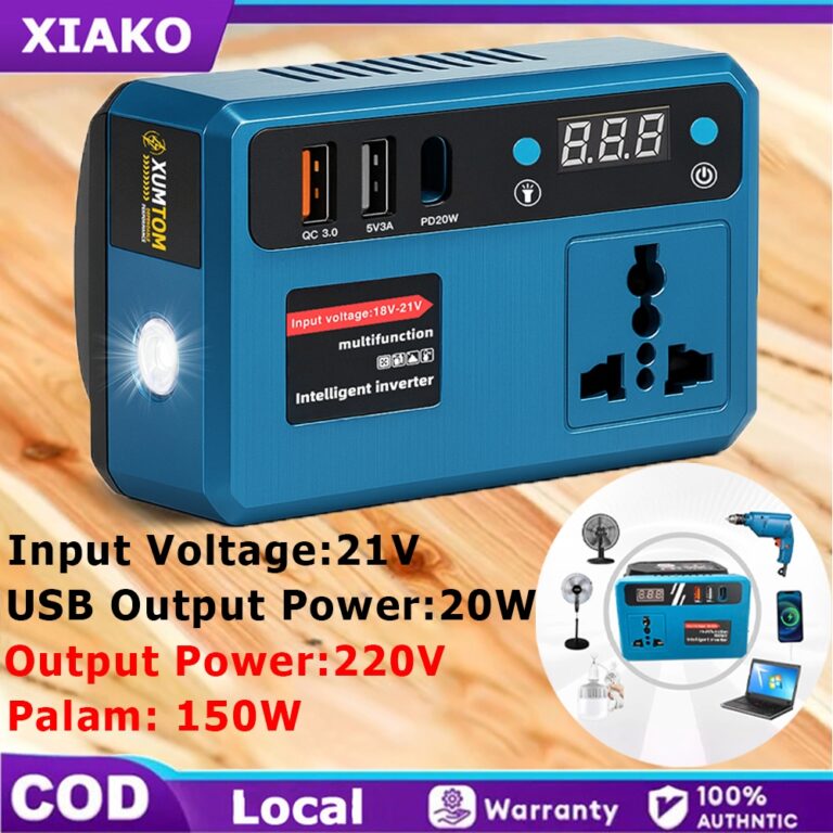 Malaysia Delivery Dagmara 21V to 220V Pure Sine Wave Inverter