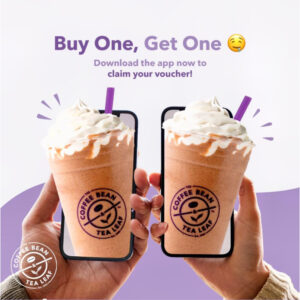 Coffee Bean dan Tea Leaf Buy 1 Free 1 [Instant SELF-REDEEM]