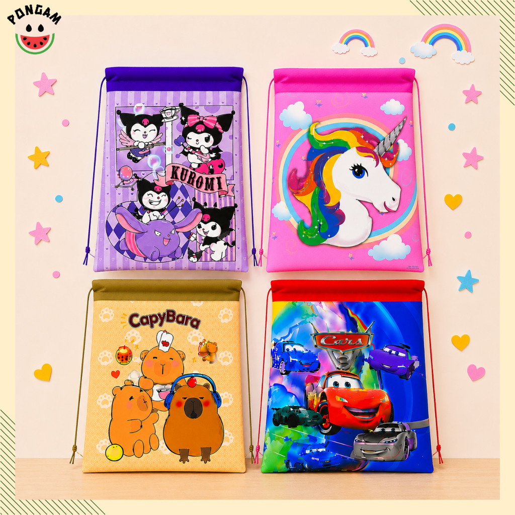 Fabric Drawstring Backpack Econic Loot Bag: Pilihan Ringan untuk Kegunaan Harian