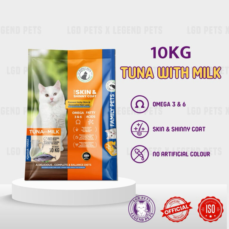 Family Pets Cat Food Tuna With Milk 10kg: Pilihan Makanan Kucing Kering