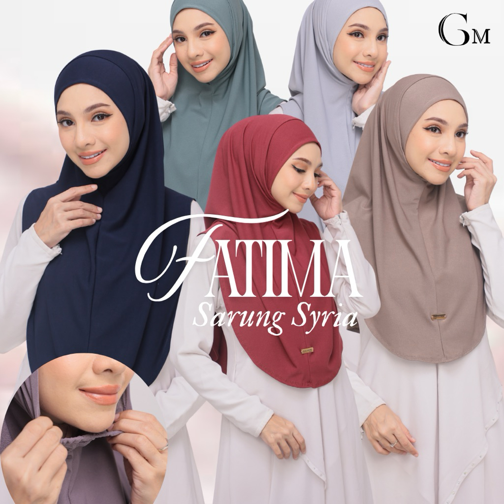 FATIMA Instant SARUNG SYRIA Pilihan Hijab SARUNG Pantas untuk Harian