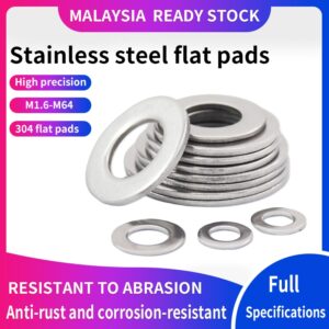 Flat Washer M2 hingga M20 304 Stainless Steel: Pemilihan Saiz dan Kegunaan