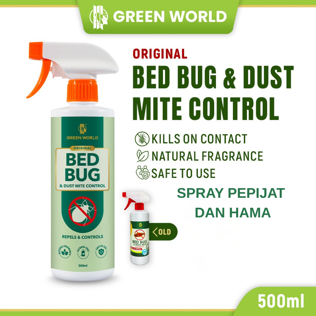 Adakah GREEN WORLD Bed Bug dan Dust Mite Spray Berkesan?