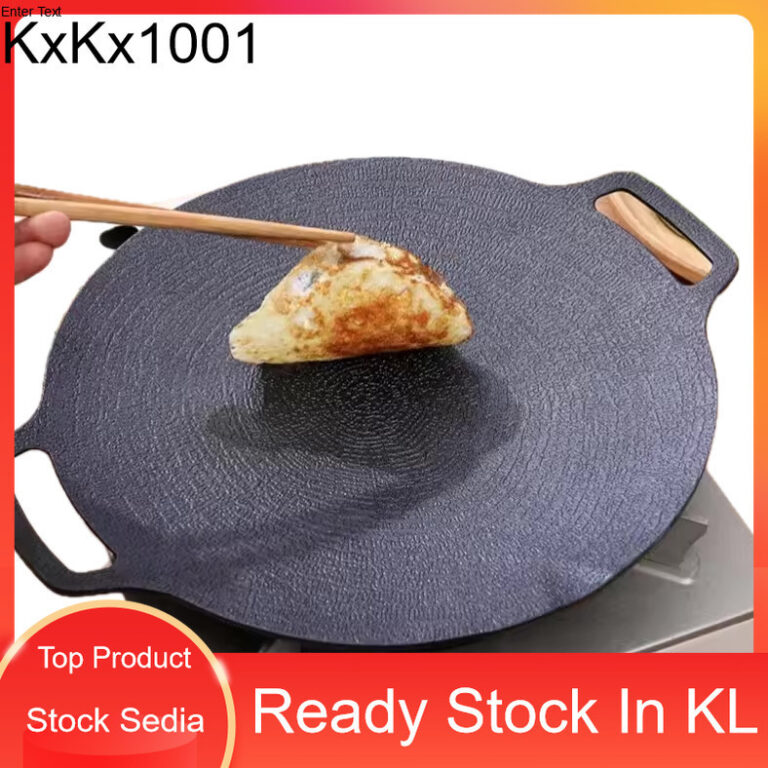Grill Pan Non Stick Korean Grill Pan Kuali Batu Camping Grill Pan