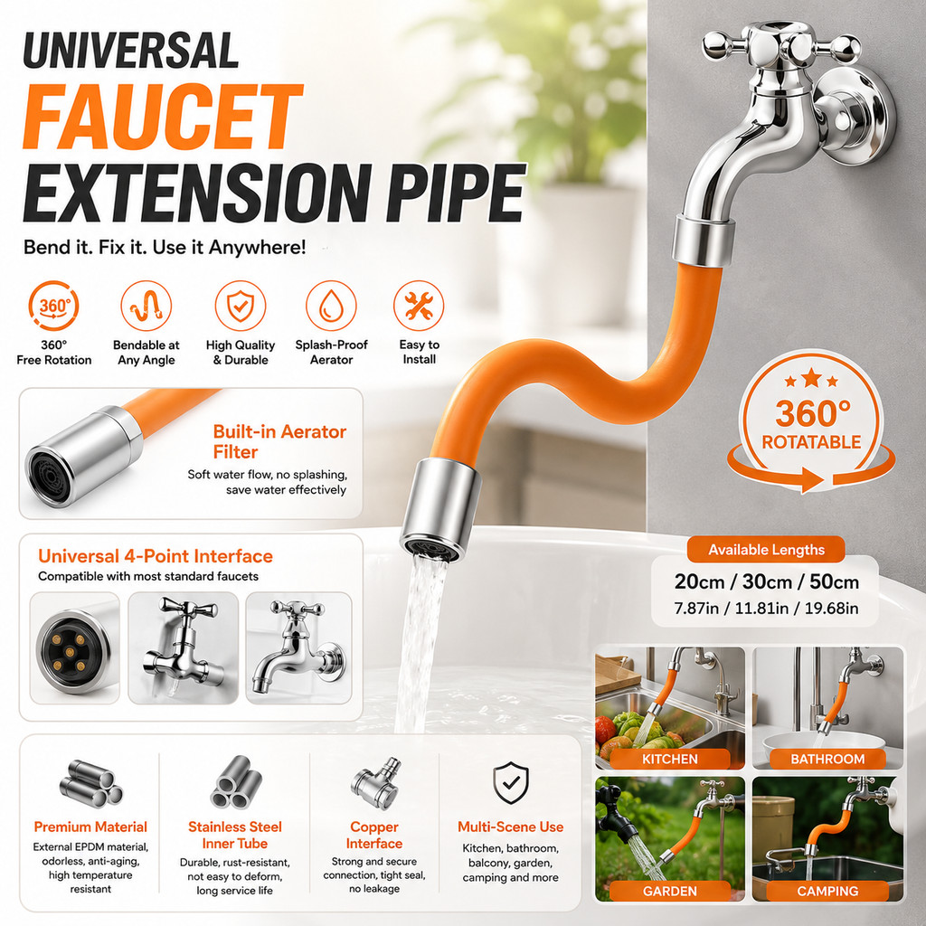 [Gstore] Faucet Extension Paip Extender 360 Rotating Water Tap Extension