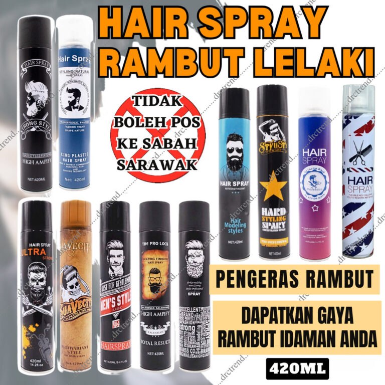 Hair SPRAY Styling LELAKI Extra Hold: Apa yang Perlu Anda Tahu