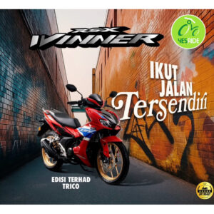 Mengenali Honda RSX150 Winner Trico Red New Model dan Pilihannya