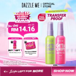 DAZZLE ME Get A Grip! Makeup Setting Spray