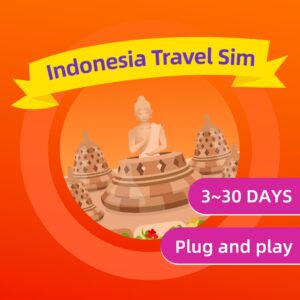 Indonesia Travel SIM Card 4G High Speed Data untuk Perjalanan Anda