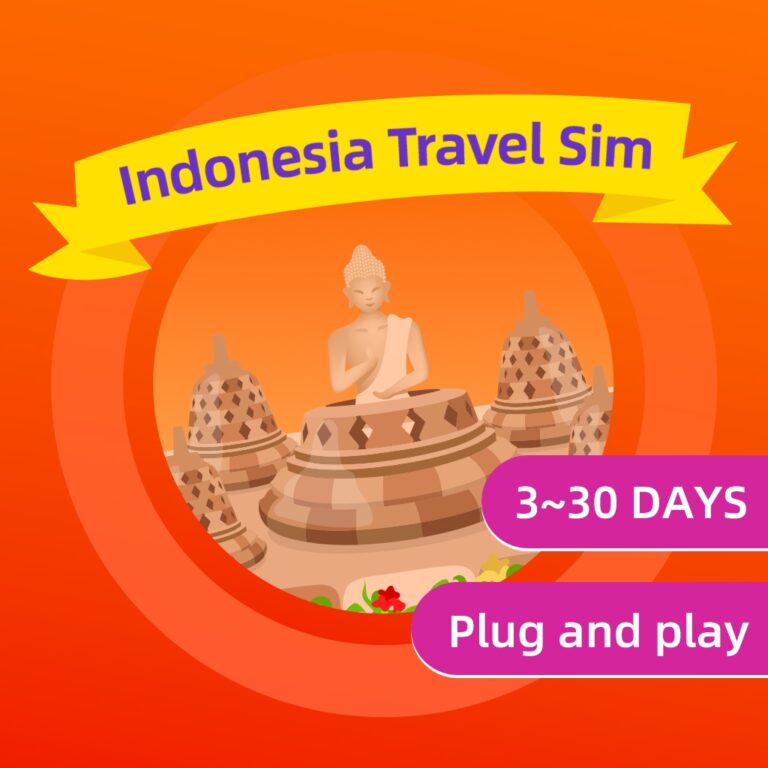 Indonesia Travel SIM Card 4G High Speed Data untuk Perjalanan Anda