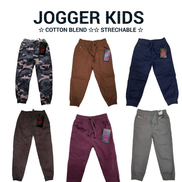 Analisis Jogger Pants Kids Strechable Cotton Blend: Adakah Sesuai Untuk Anak Anda?