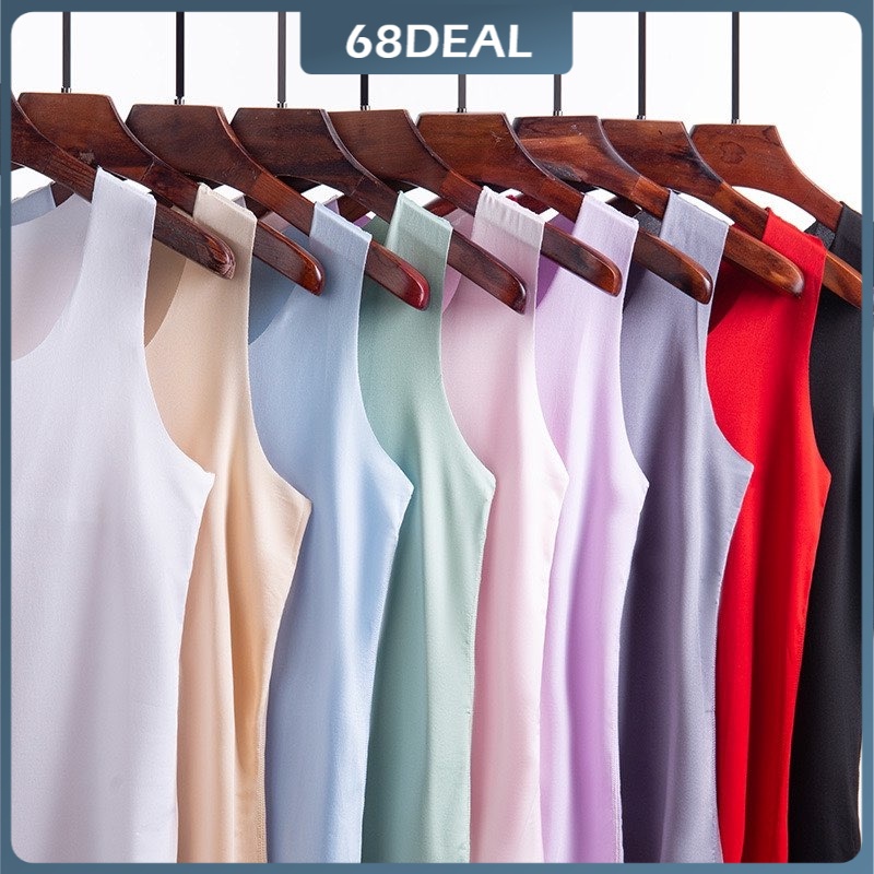 Kelebihan dan Ciri Summer Ice Silk Seamless Vest Wanita untuk Pakaian dalam Selesa