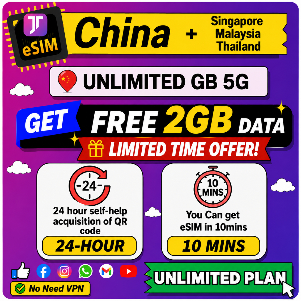 JTravel China eSIM Unlimited HOTSPOT: Adakah Berbaloi Untuk Anda?