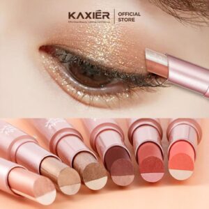 KAXIER Two-Tone Eyeshadow Stick: Pilihan Pensel Eyeshadow 2 Warna 3.8g