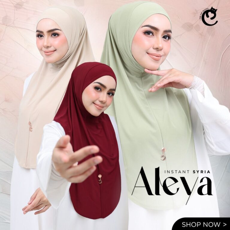 Kelebihan ALEYA Instant TUDUNG SYRIA KAIN LYCRA PREMIUM untuk Rutin Harian