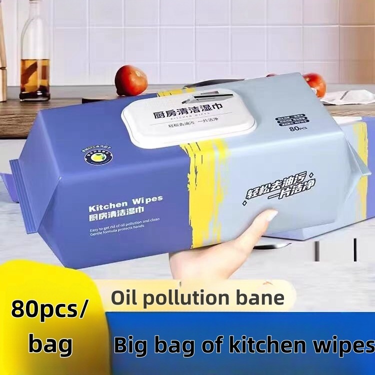 Tisu Basah Dapur Kitchen Wipes 80 Sheets