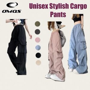 Korean Style Cargo Women Long Pants Seluar Panjang Cargo Perempuan: Gaya dan Keselesaan