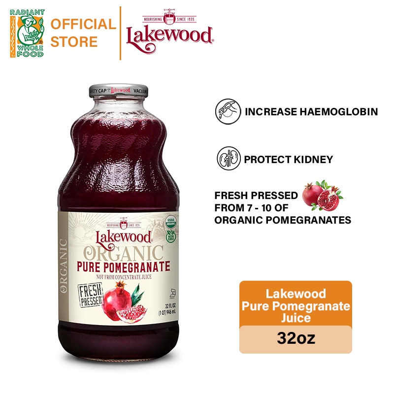 Maksud dan Ciri Sebenar Lakewood Organic PURE Pomegranate Gluten Free (32oz)
